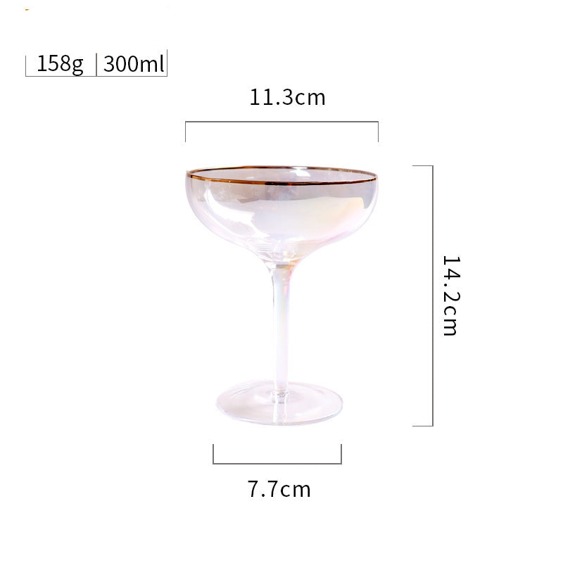 ShonD™ Colorful Phnom Penh Luxury Glassware | Gold-Rimmed Wine & Water Goblets – Cocktail, Tall, Jug Variants