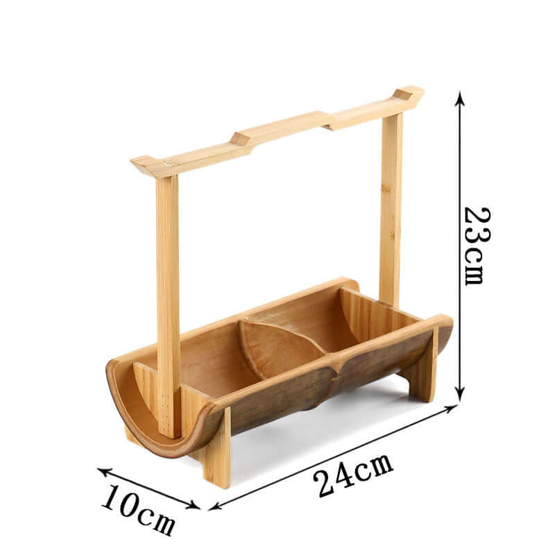 Vintage Bamboo Fruit & Snack Baskets – Handmade Chinese Artisan Style | ShonD
