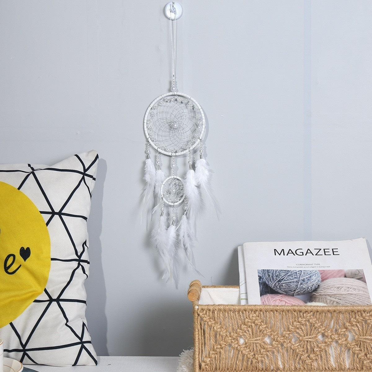 ShonD™ boho dreamcatcher styled in modern bedroom
