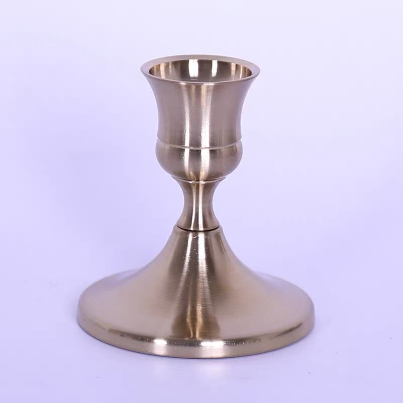 ShonD™ Bell-Tower Candle Holders | Matte Metal Taper Stand for Elegant Decor