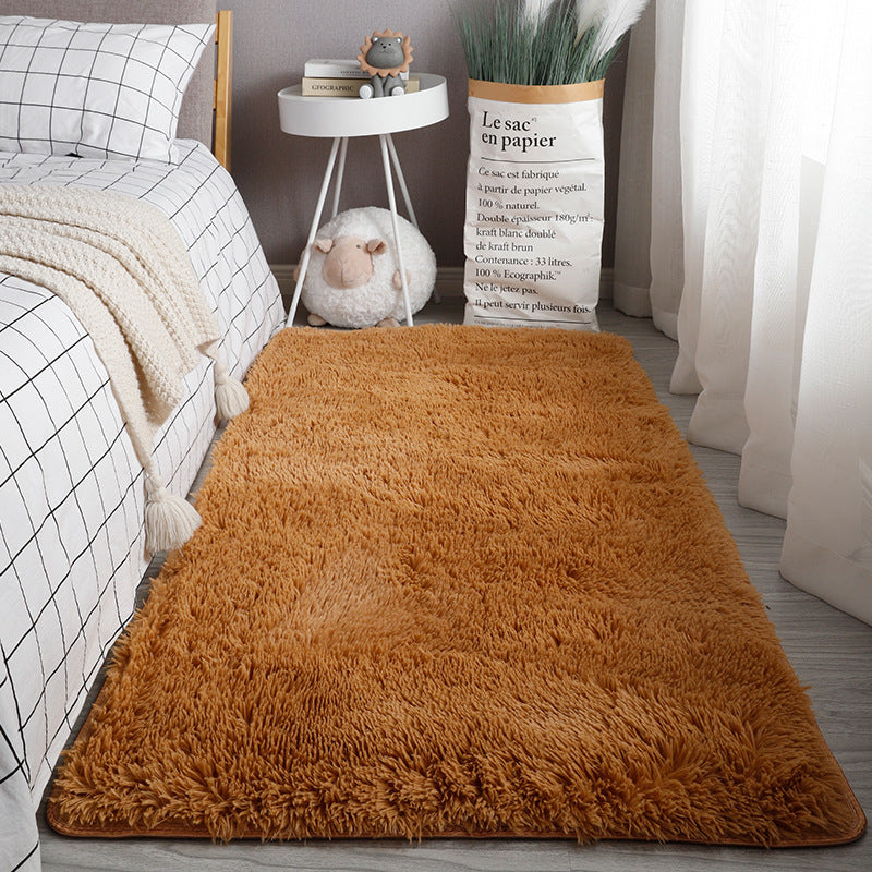 ShonD™ Ultra-Soft Plush Rug – 120×160cm | Non-Slip, Washable, Faux Silk Carpet for Bedroom & Living Room