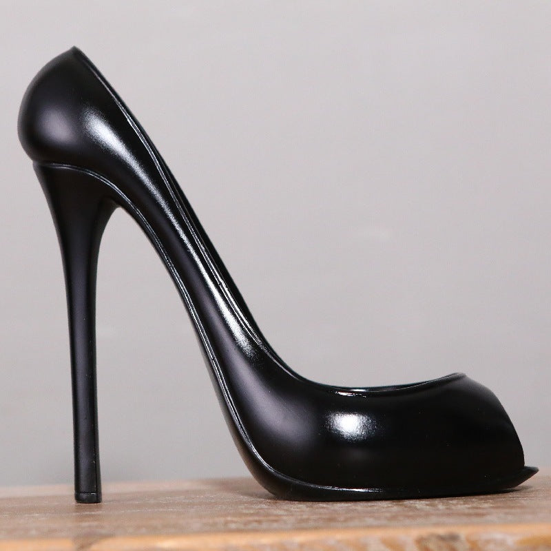 SHOND™ High Heel Wine Rack | Elegant Resin Bottle Holder for Bar & Home Decor (5 Colors)