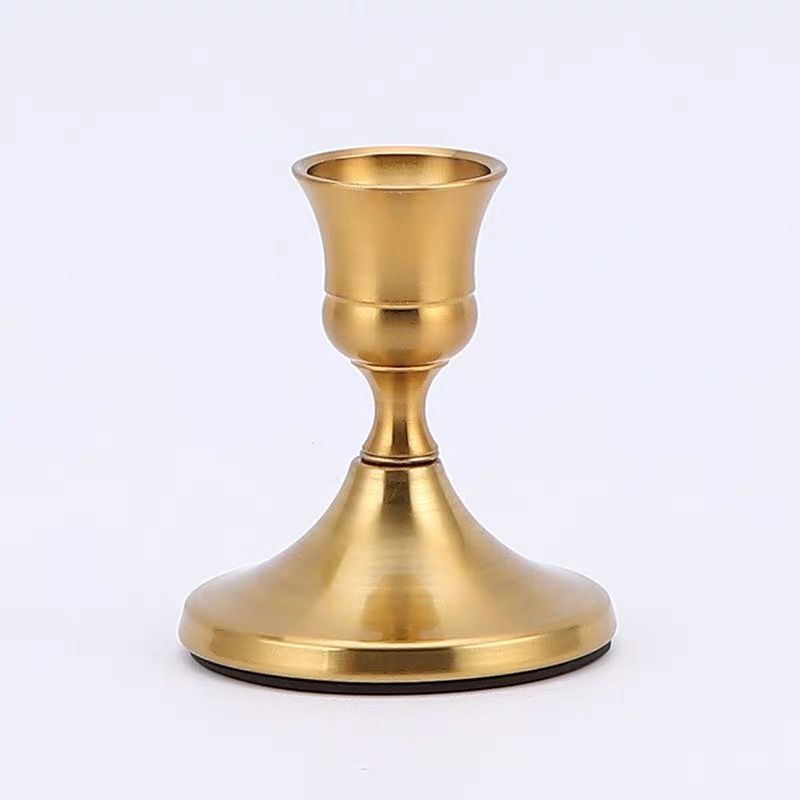 ShonD™ Bell-Tower Candle Holders | Matte Metal Taper Stand for Elegant Decor