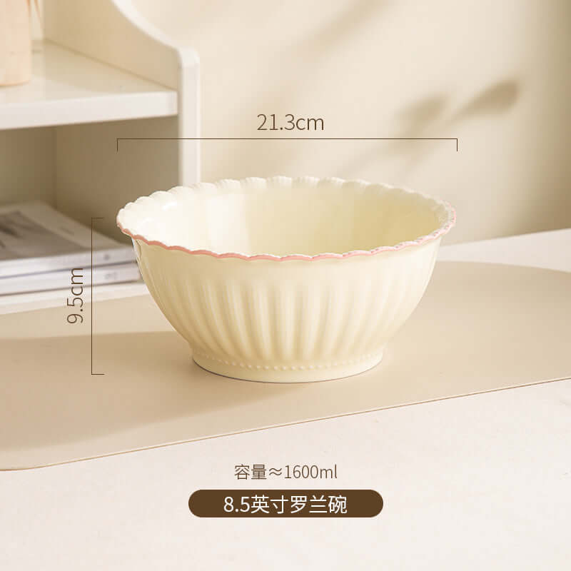 ShonD™ Cream Ceramic Dining Collection – Handcrafted Minimalist Plates, Bowls & Serveware