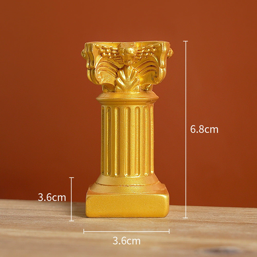 ShonD™ Nordic Roman Column & Angel Figurines – Elegant Mini Sculptures for Decor & Gifting