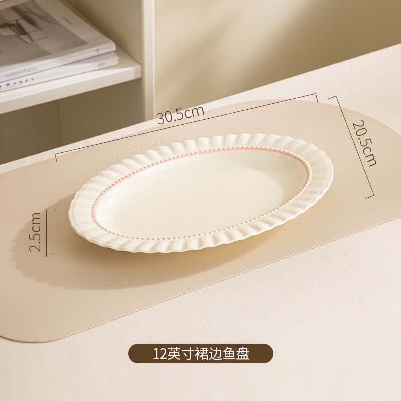 ShonD™ Cream Ceramic Dining Collection – Handcrafted Minimalist Plates, Bowls & Serveware