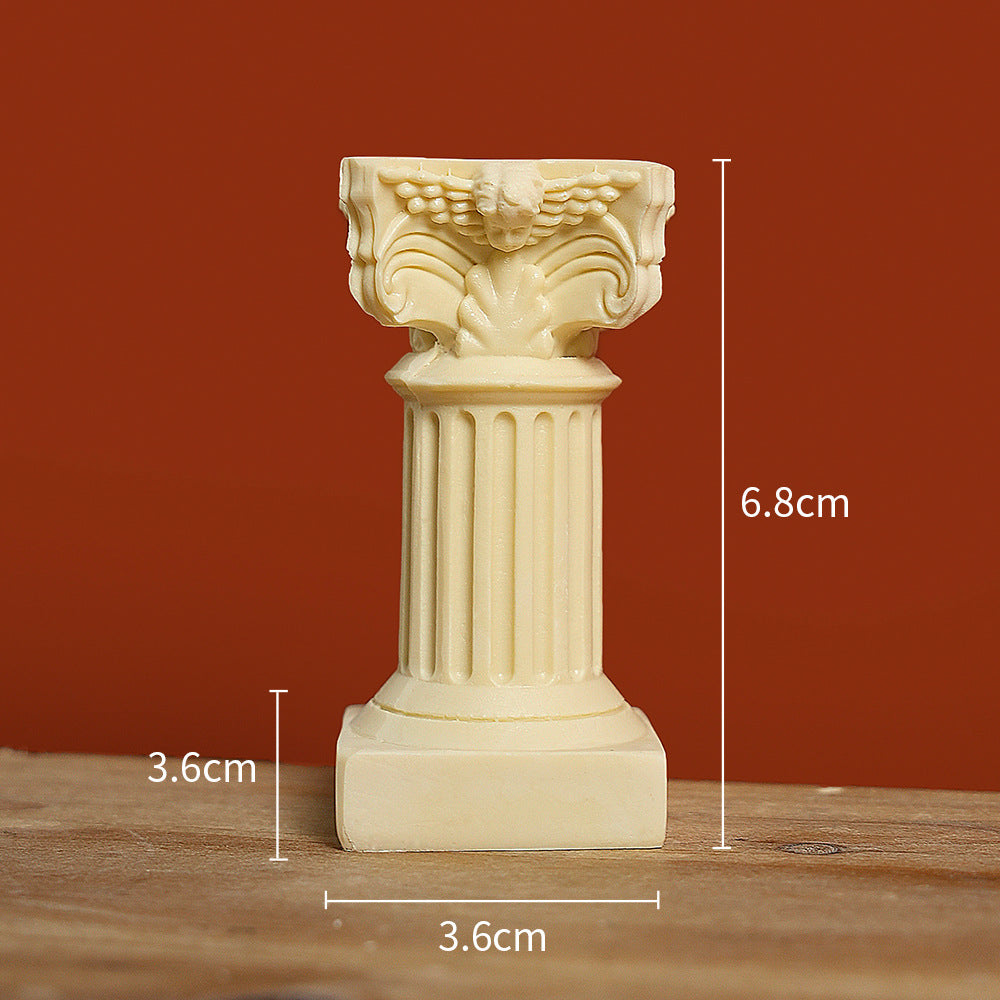ShonD™ Nordic Roman Column & Angel Figurines – Elegant Mini Sculptures for Decor & Gifting