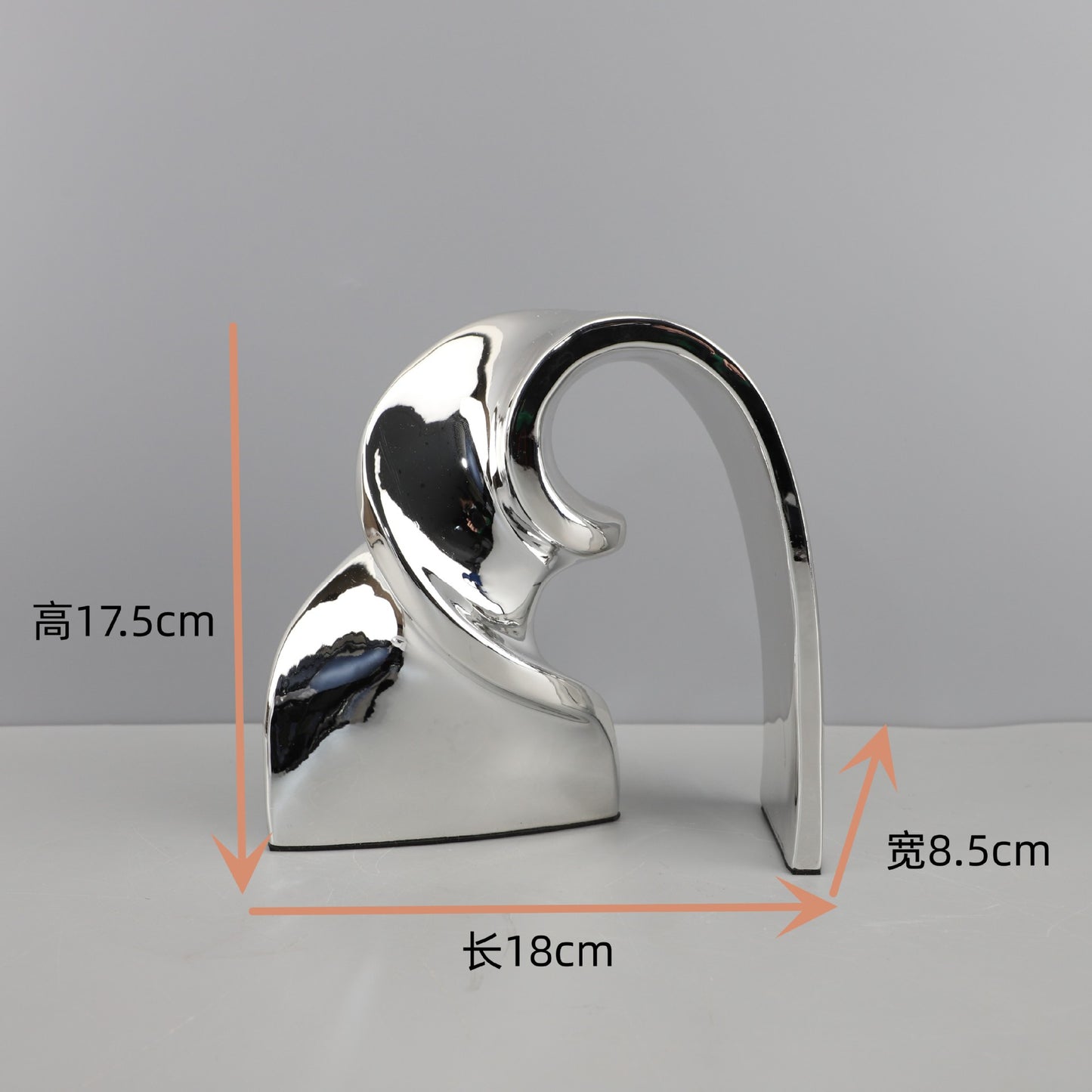 SHOND™ Nordic Arch Sculpture | Minimalist Modern Resin Decor – White, Blue, Black & Silver Options