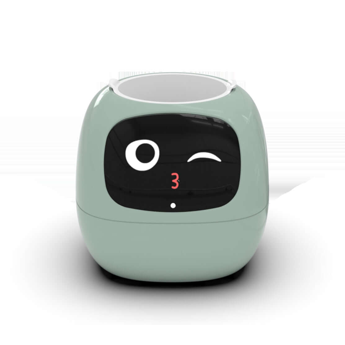 Green ShonD™ IVY robot with LED eyes and leaf ears
