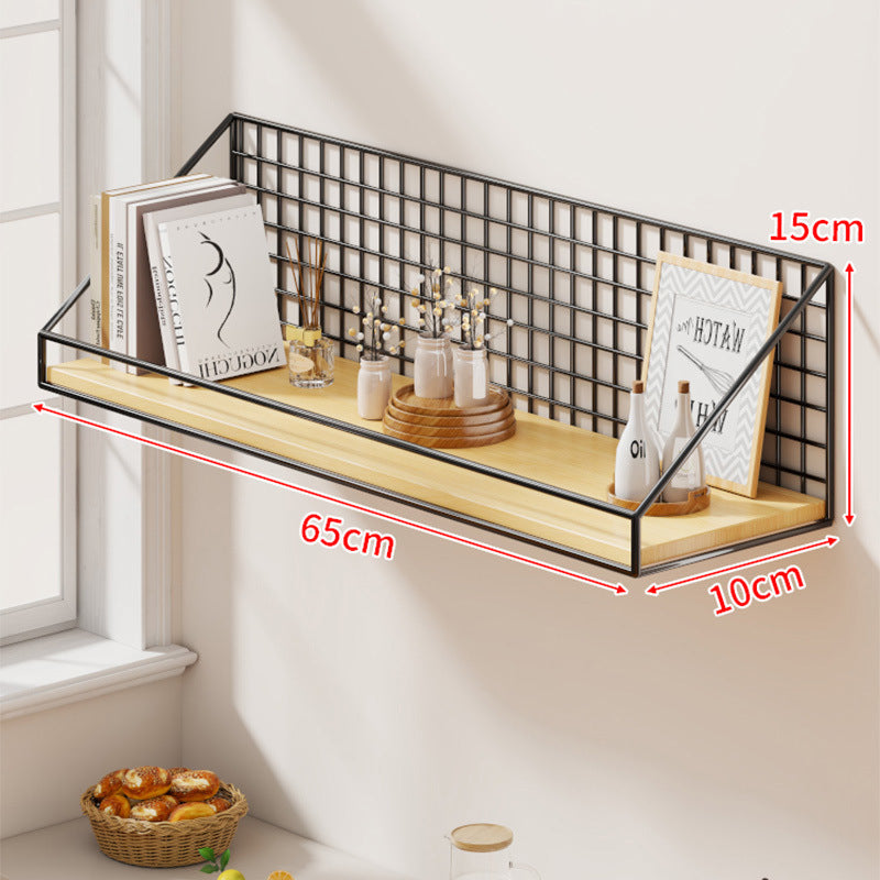 ShonD™ No-Drill Wall Shelf – Minimalist Floating Storage Rack
