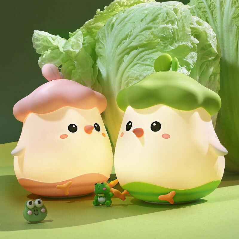Voice-Controlled LED Chicken Lamp in Green – Safe for Kids