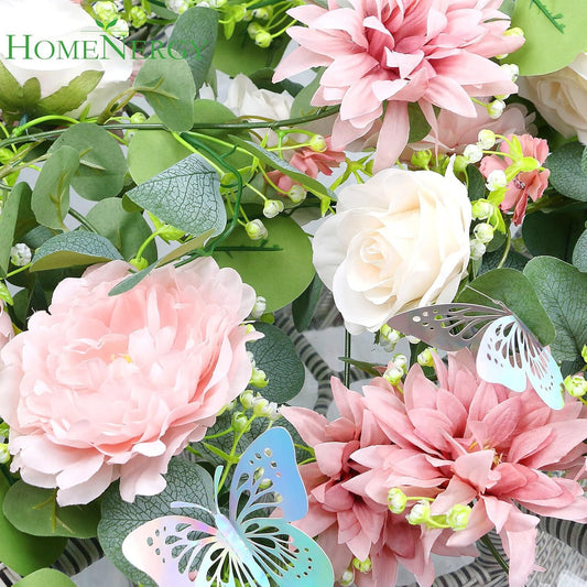 Elegant Artificial Rose Vine – 2.3m Silk Floral Garland for Home & Event Decor