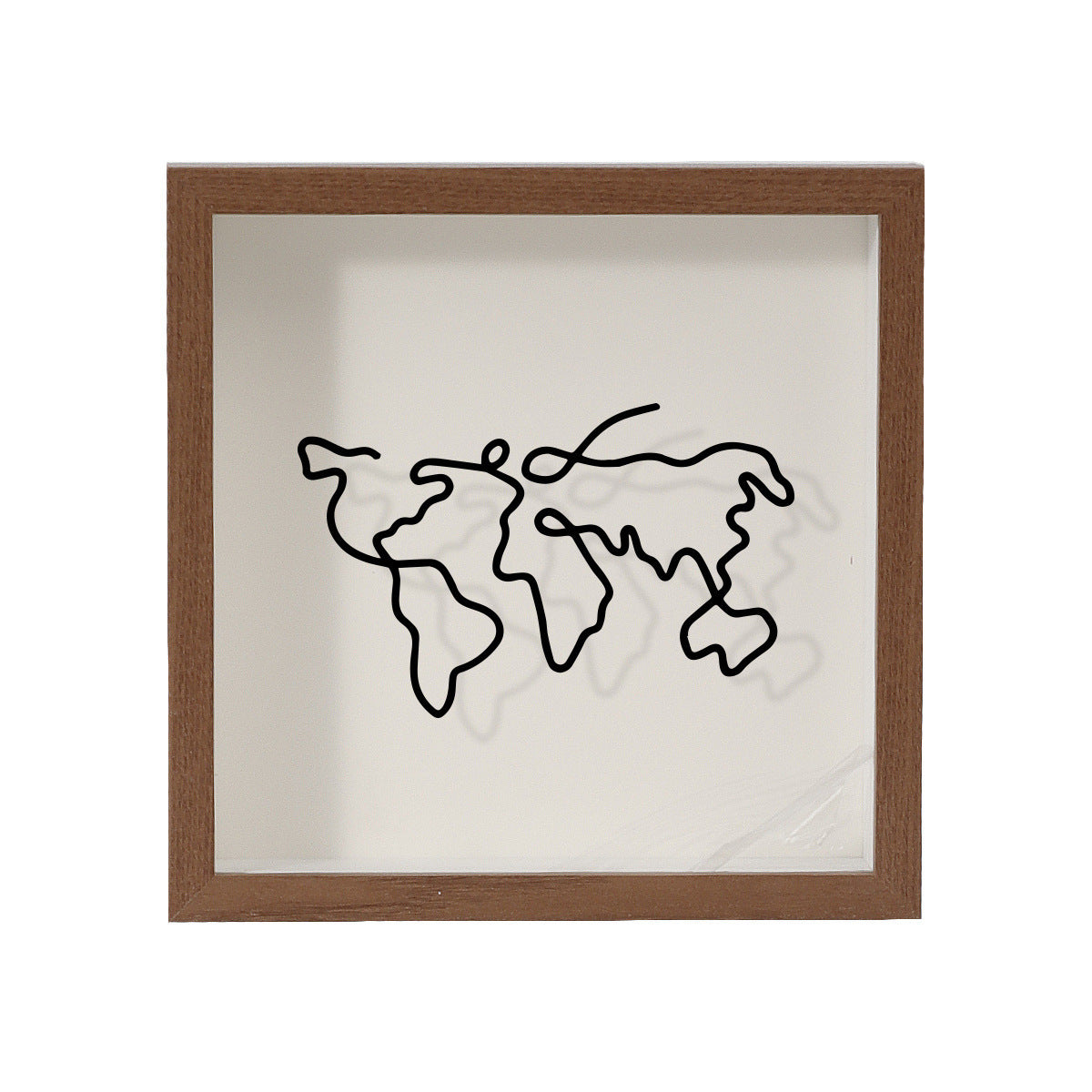 SHOND™ Travel Memory Shadow Box | Minimalist Ticket, Photo & Map Display Frame