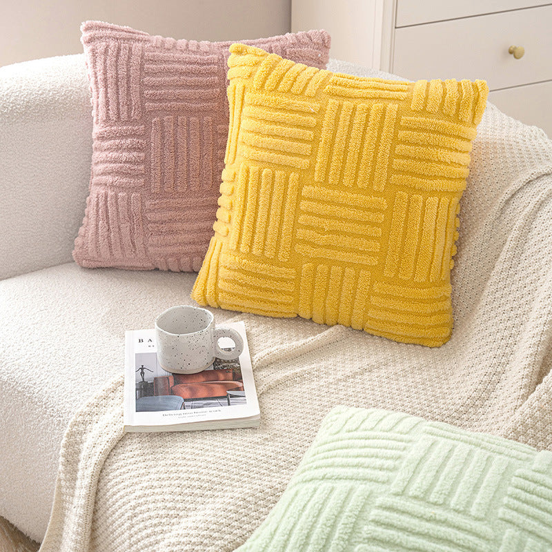 All color variants styled on wooden bench with throw blanket
