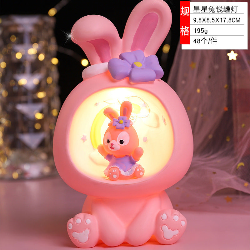 ShonD Creative Rabbit Planet Night Light