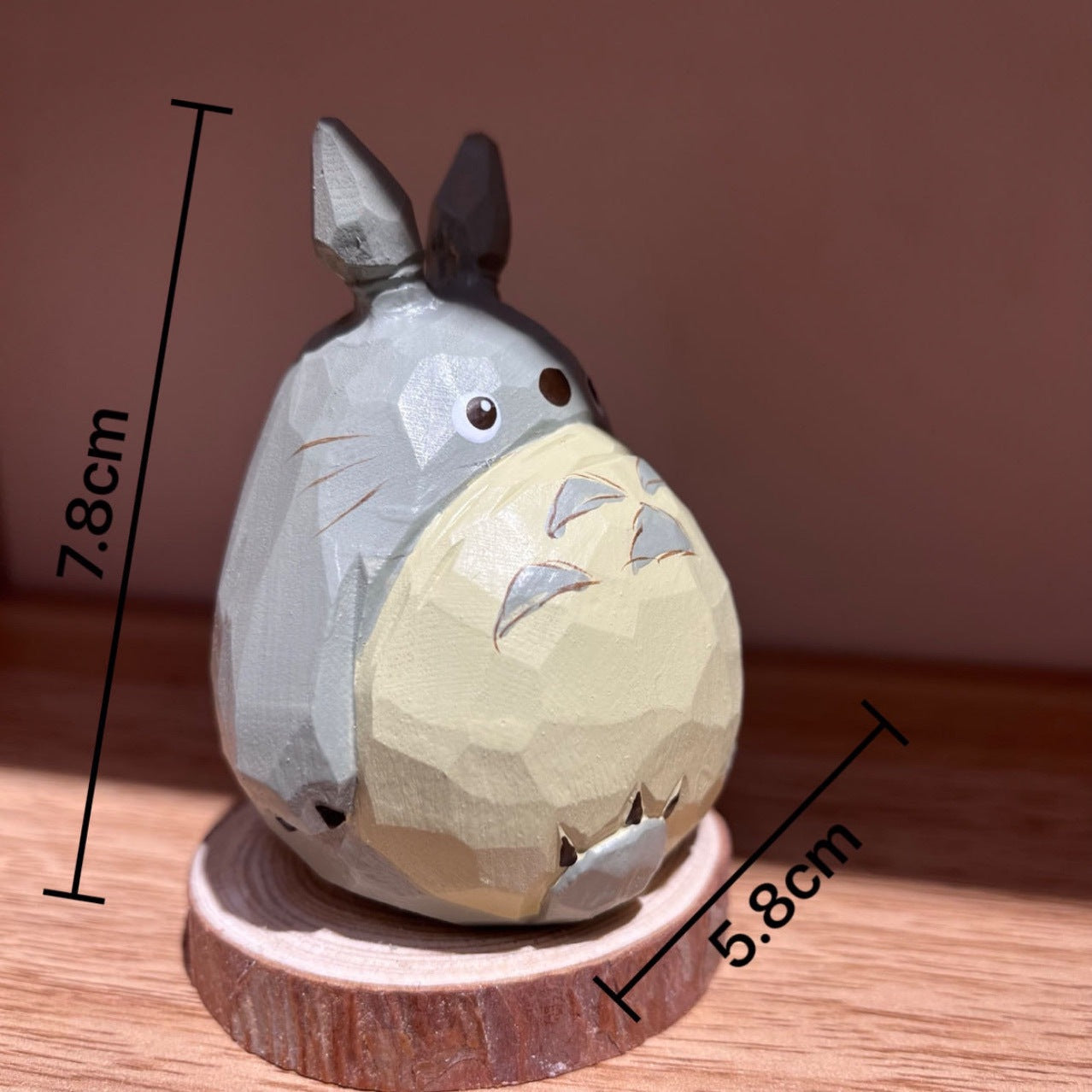 Handmade chinchilla cartoon series wood carving ornament gifts, new hot selling handmade wood products, wood carving knick ornaments