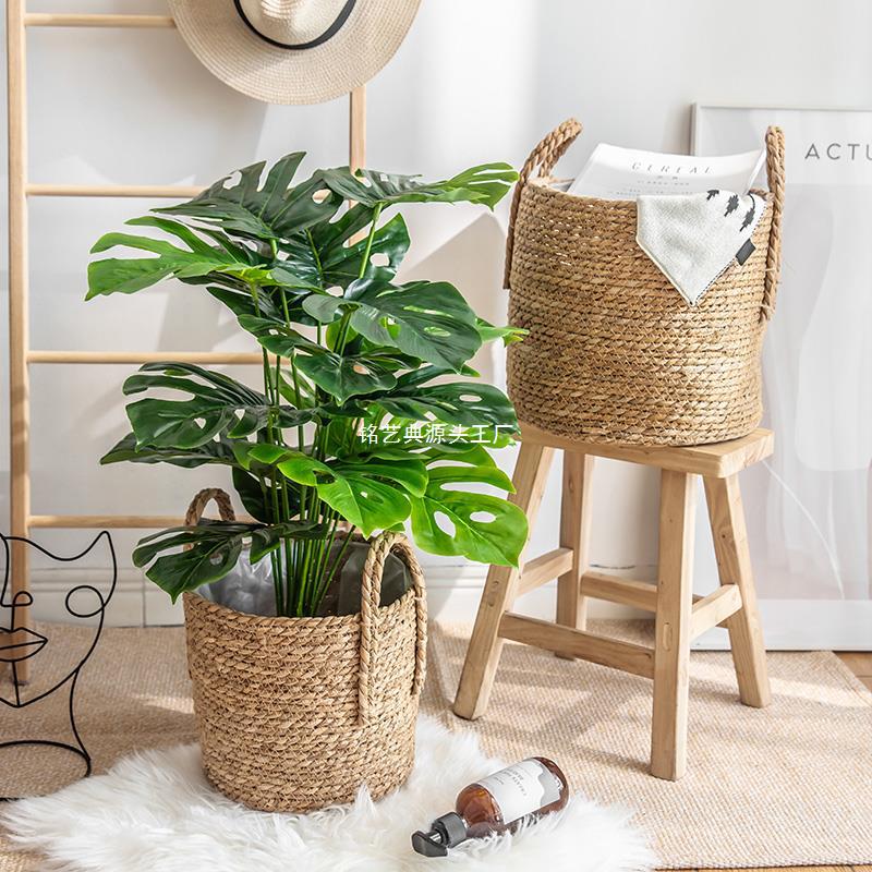 Assorted SHOND™ Nordic faux plants in baskets and pots
