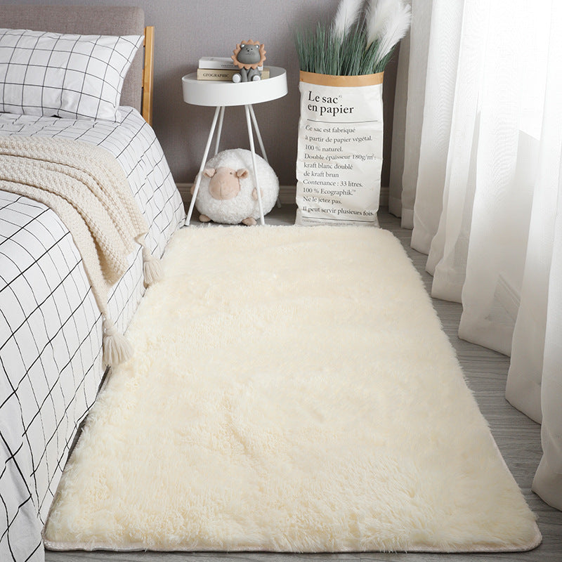 ShonD™ Ultra-Soft Plush Rug – 120×160cm | Non-Slip, Washable, Faux Silk Carpet for Bedroom & Living Room