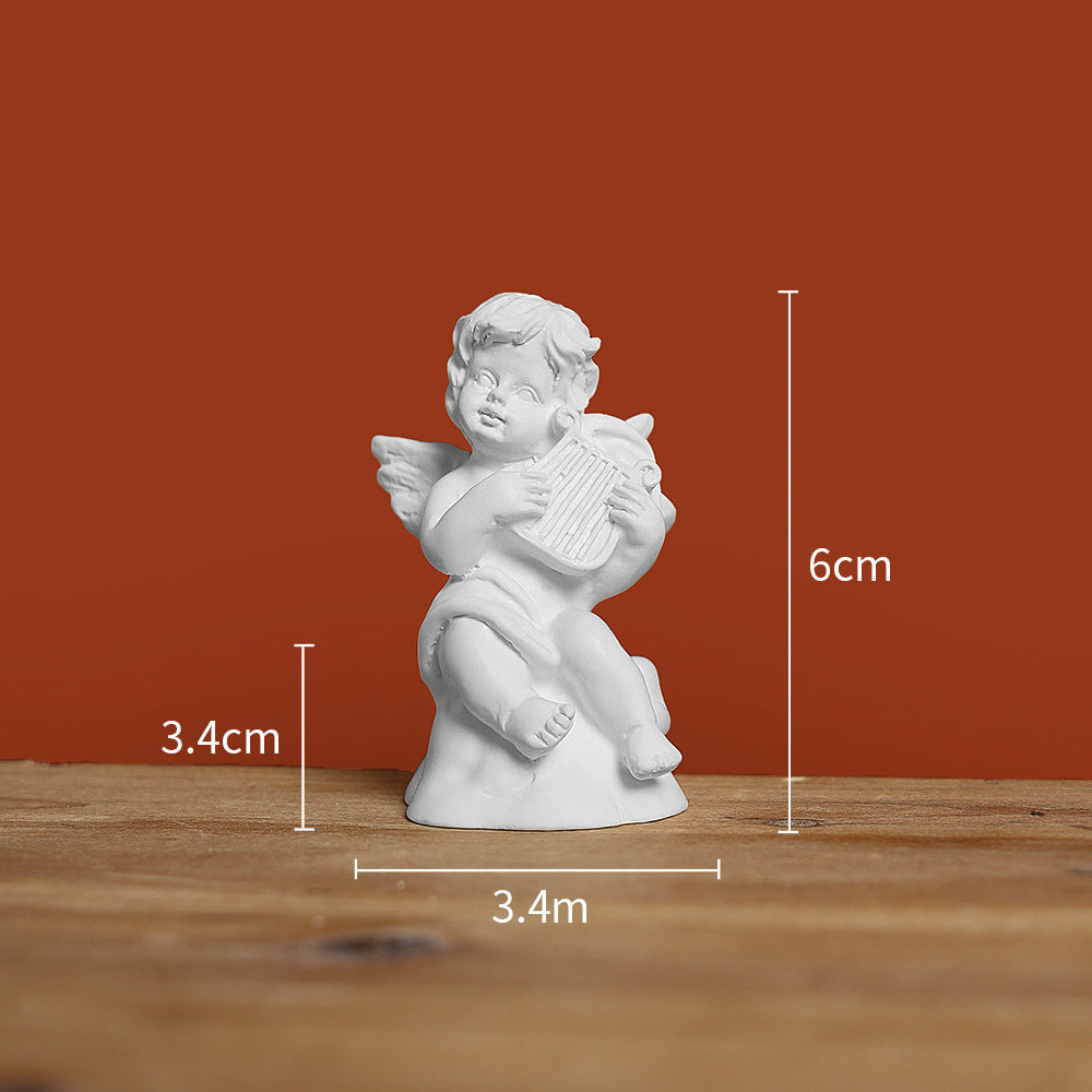 ShonD™ Nordic Roman Column & Angel Figurines – Elegant Mini Sculptures for Decor & Gifting