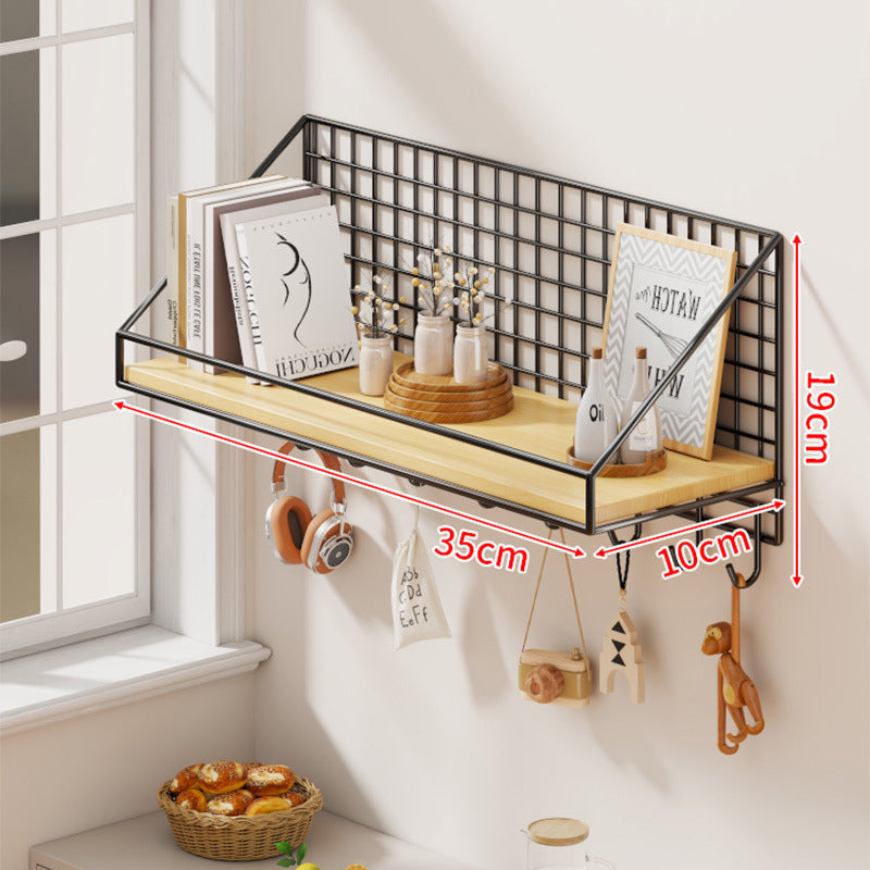 ShonD™ No-Drill Wall Shelf – Minimalist Floating Storage Rack