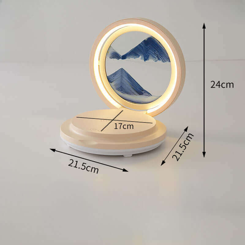Folding Quicksand Ambient Lamp – Smart LED Light with Bluetooth Speaker & Wireless Charging | ShonD