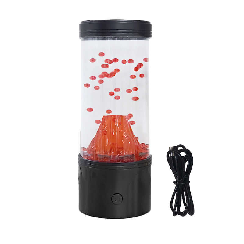 ShonD™ Jellyfish & Volcano Mood Lamp | USB LED Light for Relaxing Ambience