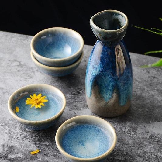 ShonD Japanese Style Sake Ware Ceramic Liquor Cup Set