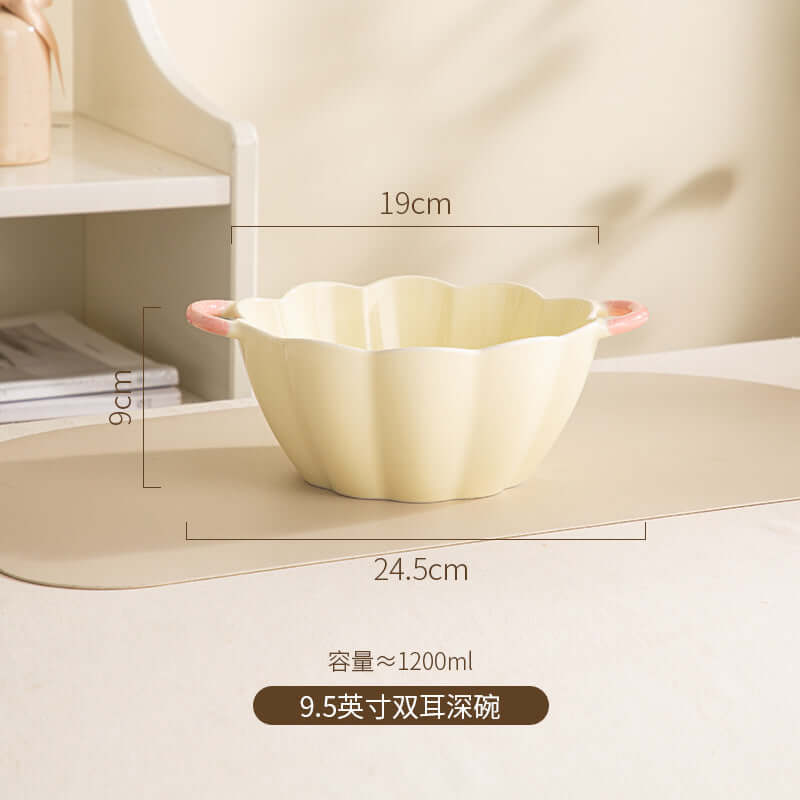 ShonD™ Cream Ceramic Dining Collection – Handcrafted Minimalist Plates, Bowls & Serveware