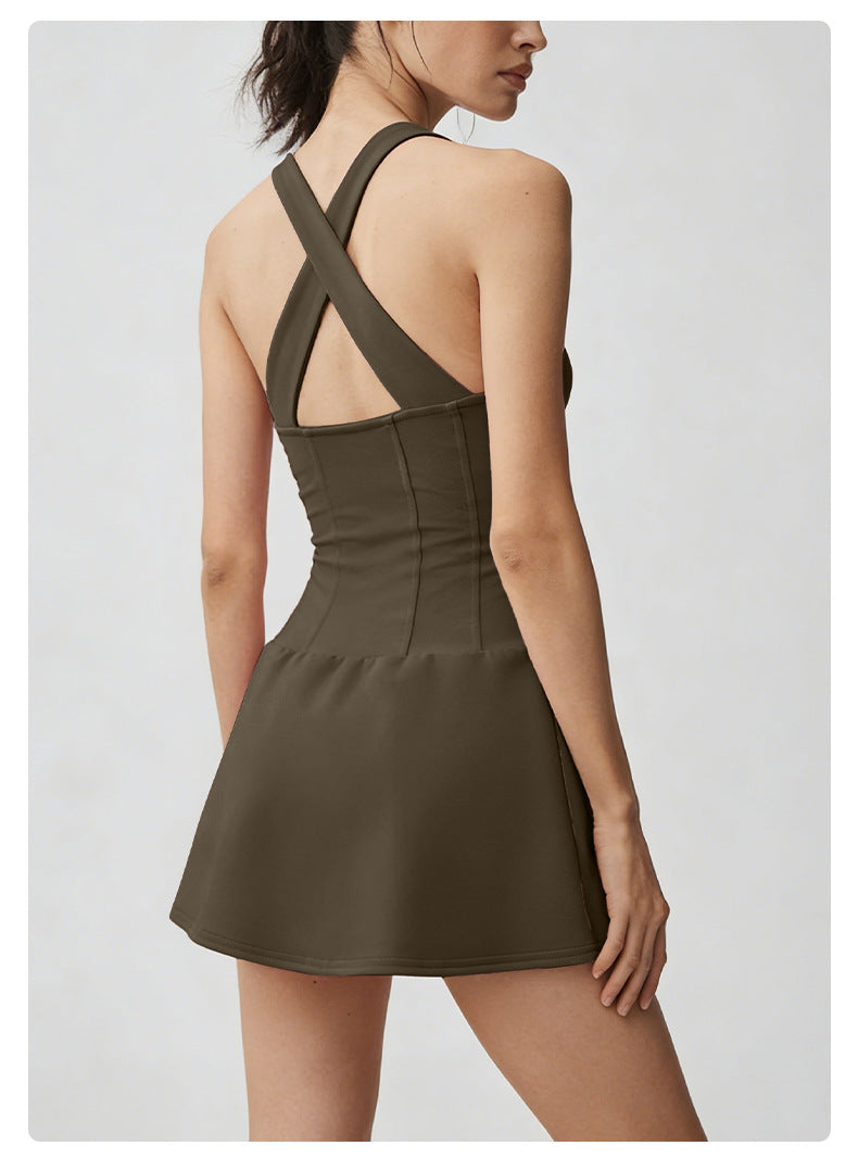 ShonD Active™ Solenne Contour Tennis Dress