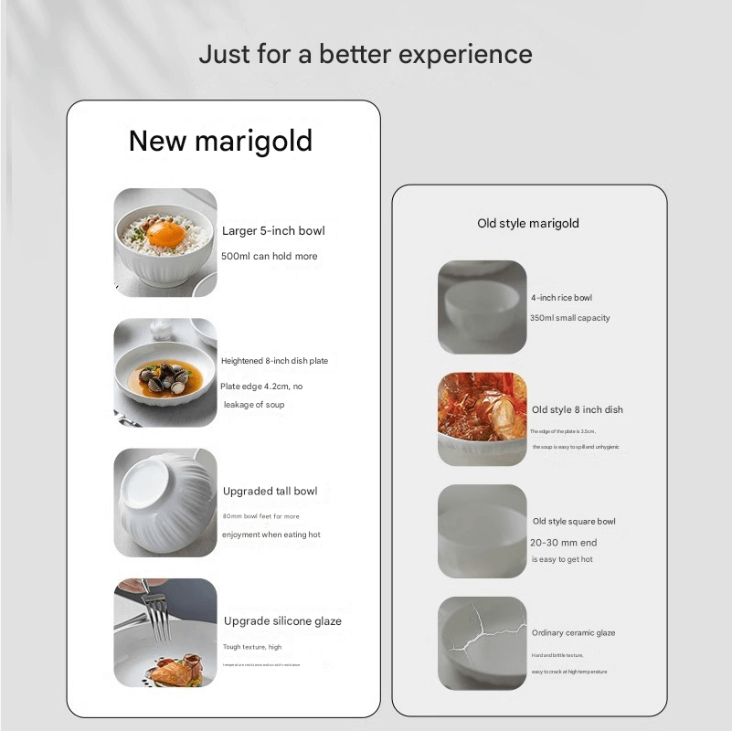 ShonD™ Jingdezhen Pure White Ceramic Tableware – Minimalist Luxury Dish & Bowl Collection