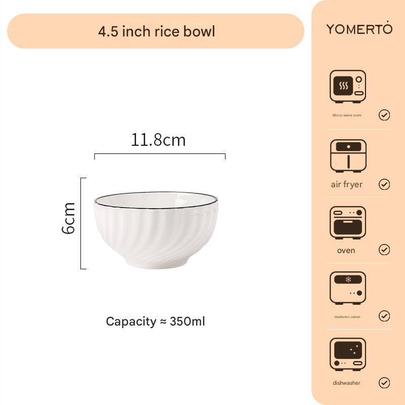 SHOND™ Xuanyue Modern Ceramic Dinnerware | Minimalist White Plates, Bowls & Fish Plate