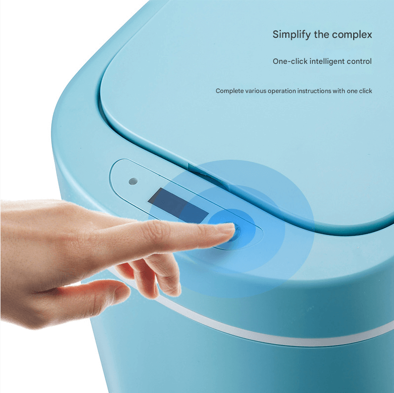 ShonD™ Smart Sensor Trash Can – Touchless, Waterproof, Compact for Bathroom & Bedroom